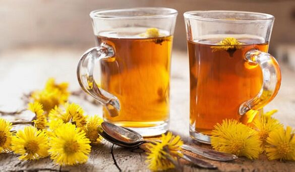 Dandelion tea for the treatment of varicose veins